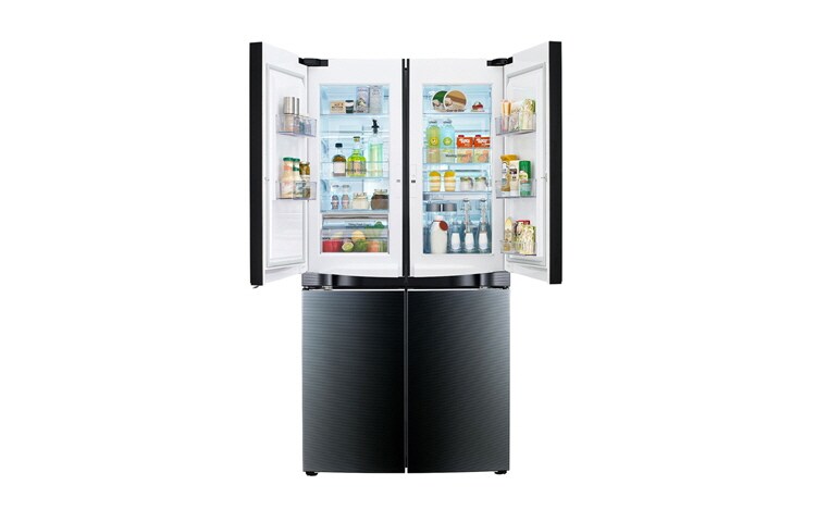 LG 36 Cu Ft 6Door French Door Refrigerator with Dual Door-In-Door™, GR-D36FBGHL, thumbnail 4